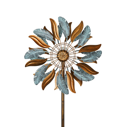 Feather Glow Solar Wind Spinner