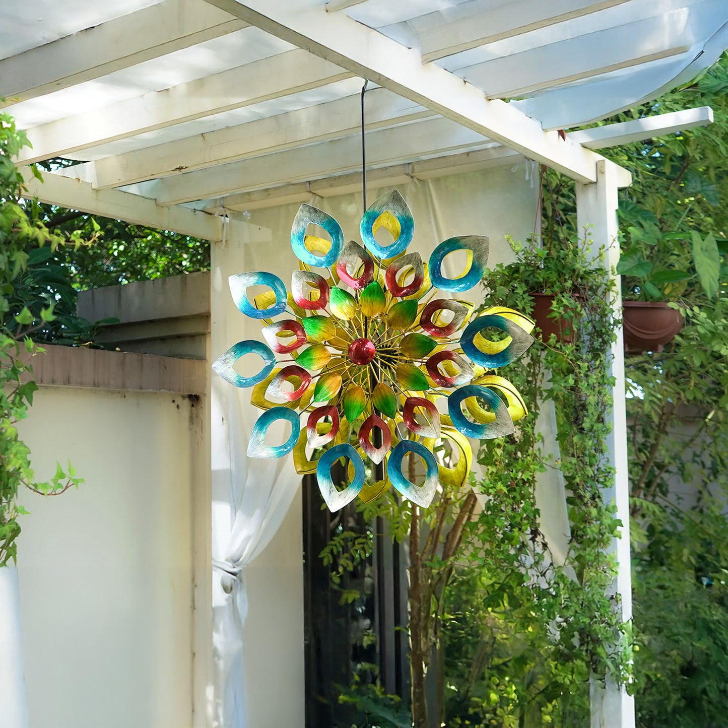 Vibrant Whirlwind Outdoor Wind Spinner