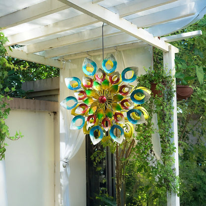 Vibrant Whirlwind Outdoor Wind Spinner