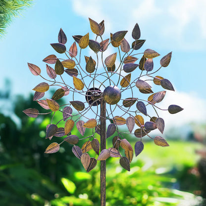 Autumn Amber Wind Spinner