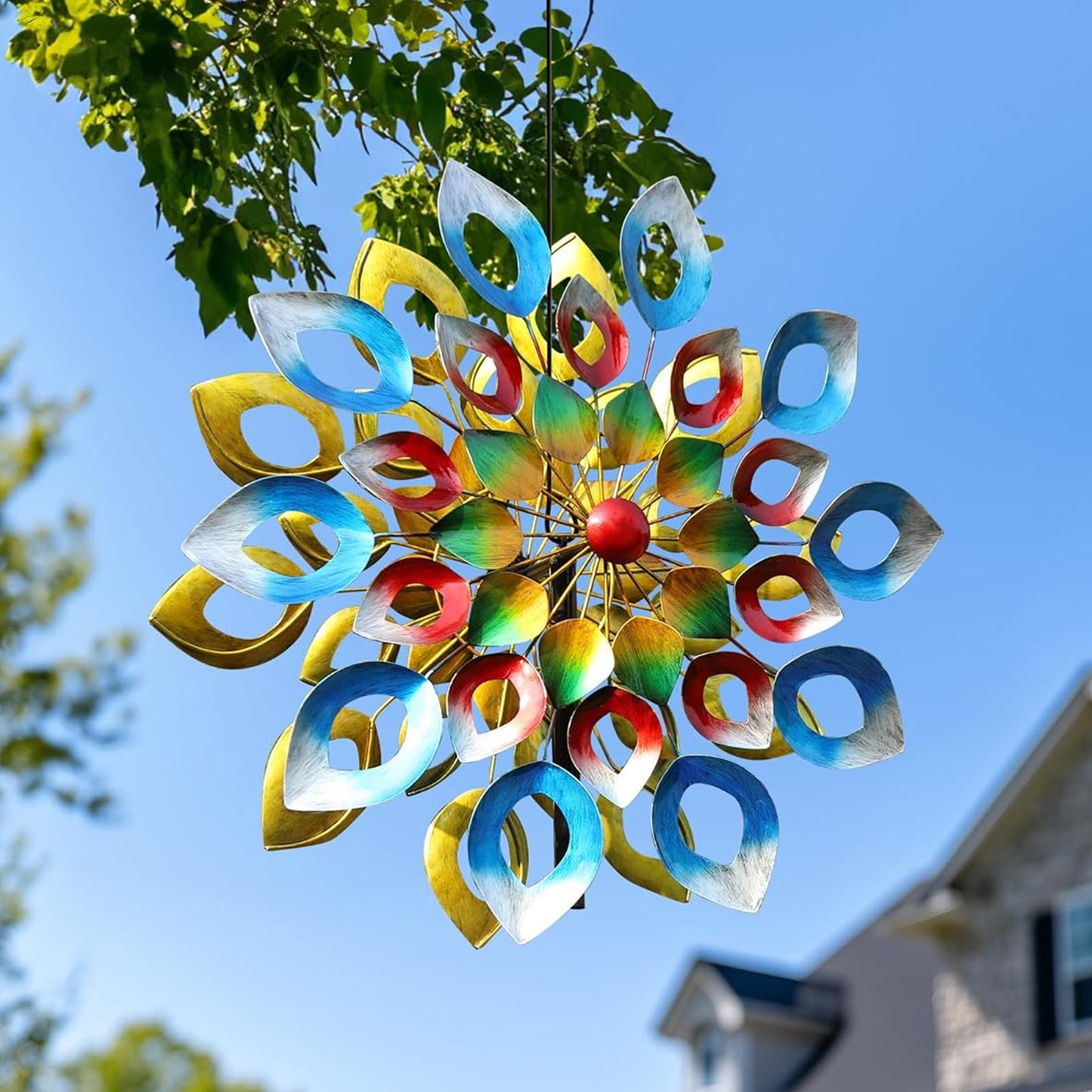 Vibrant Whirlwind Outdoor Wind Spinner