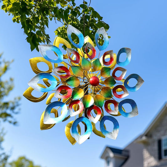 Vibrant Whirlwind Outdoor Wind Spinner
