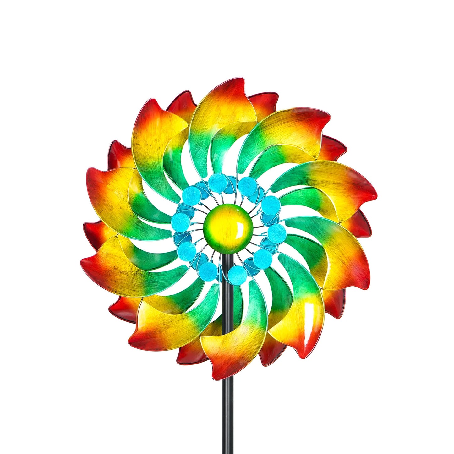 Vibrant Bloom Wind Spinner