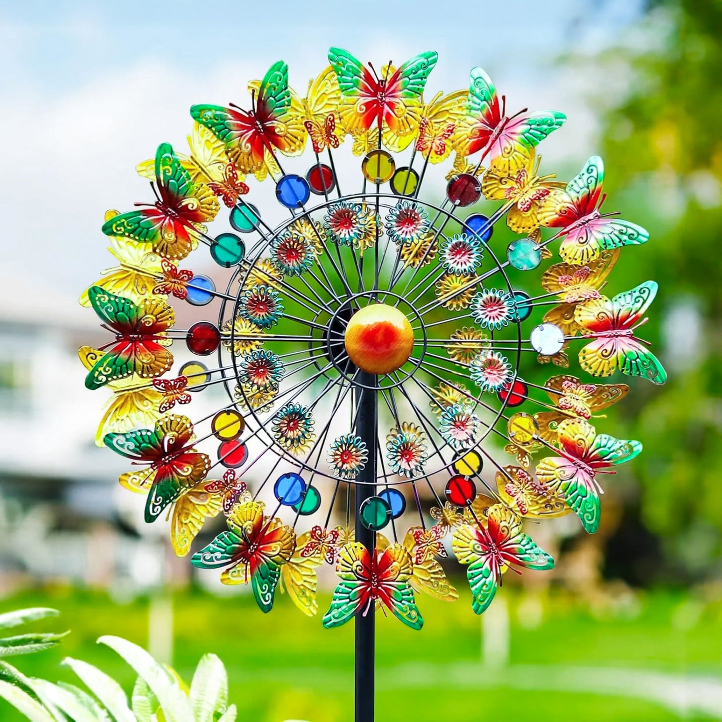 Enchanting Butterfly Dreamland Wind Spinner
