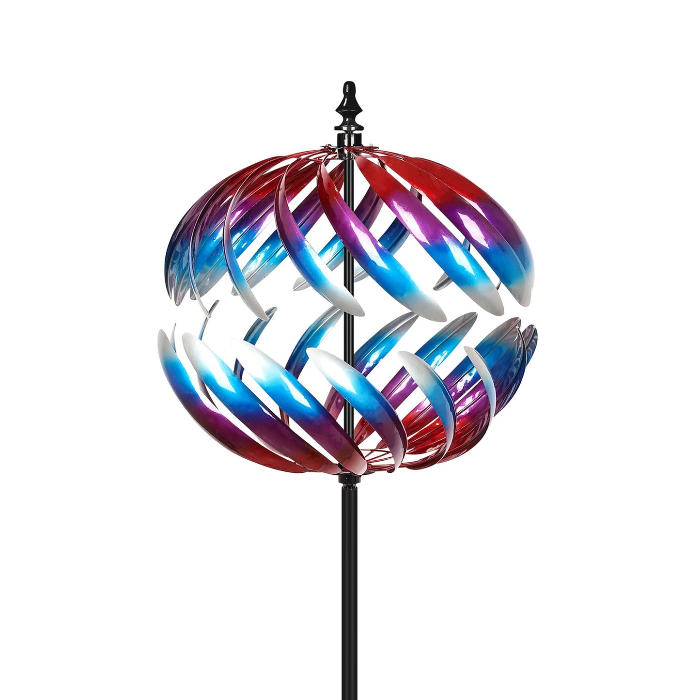 Sunset Globe Vibrant Wind Spinner