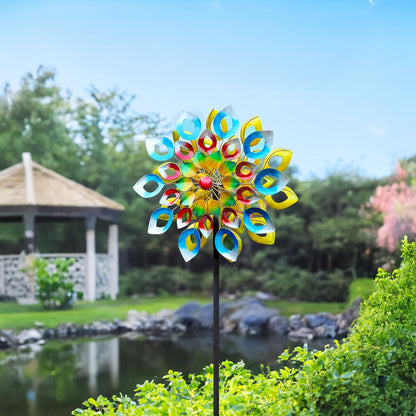 Vibrant Whirlwind Outdoor Wind Spinner