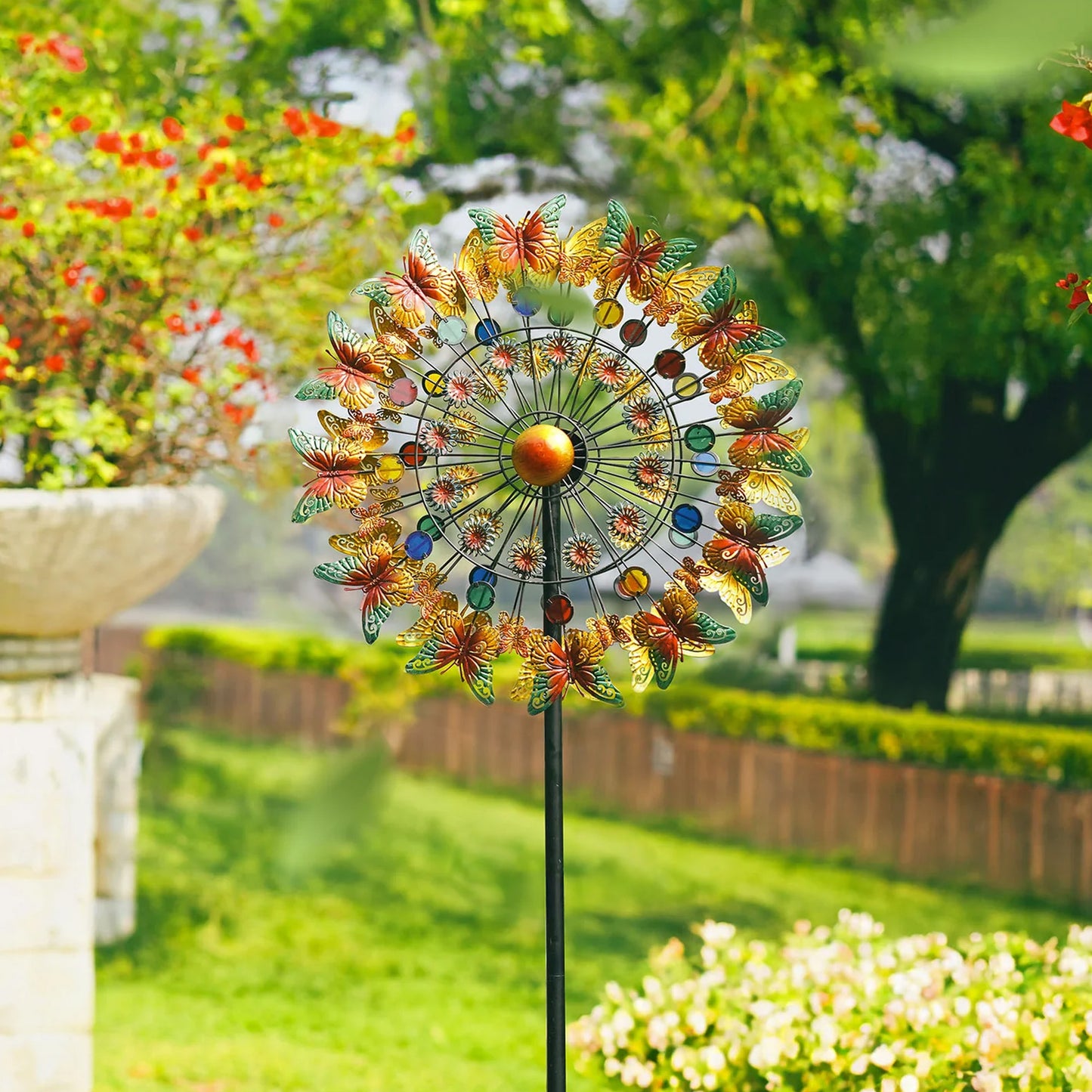 Enchanting Butterfly Dreamland Wind Spinner