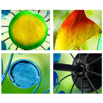 Vibrant Bloom Wind Spinner