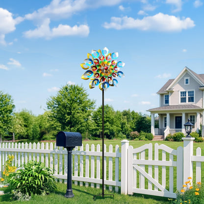 Vibrant Whirlwind Outdoor Wind Spinner