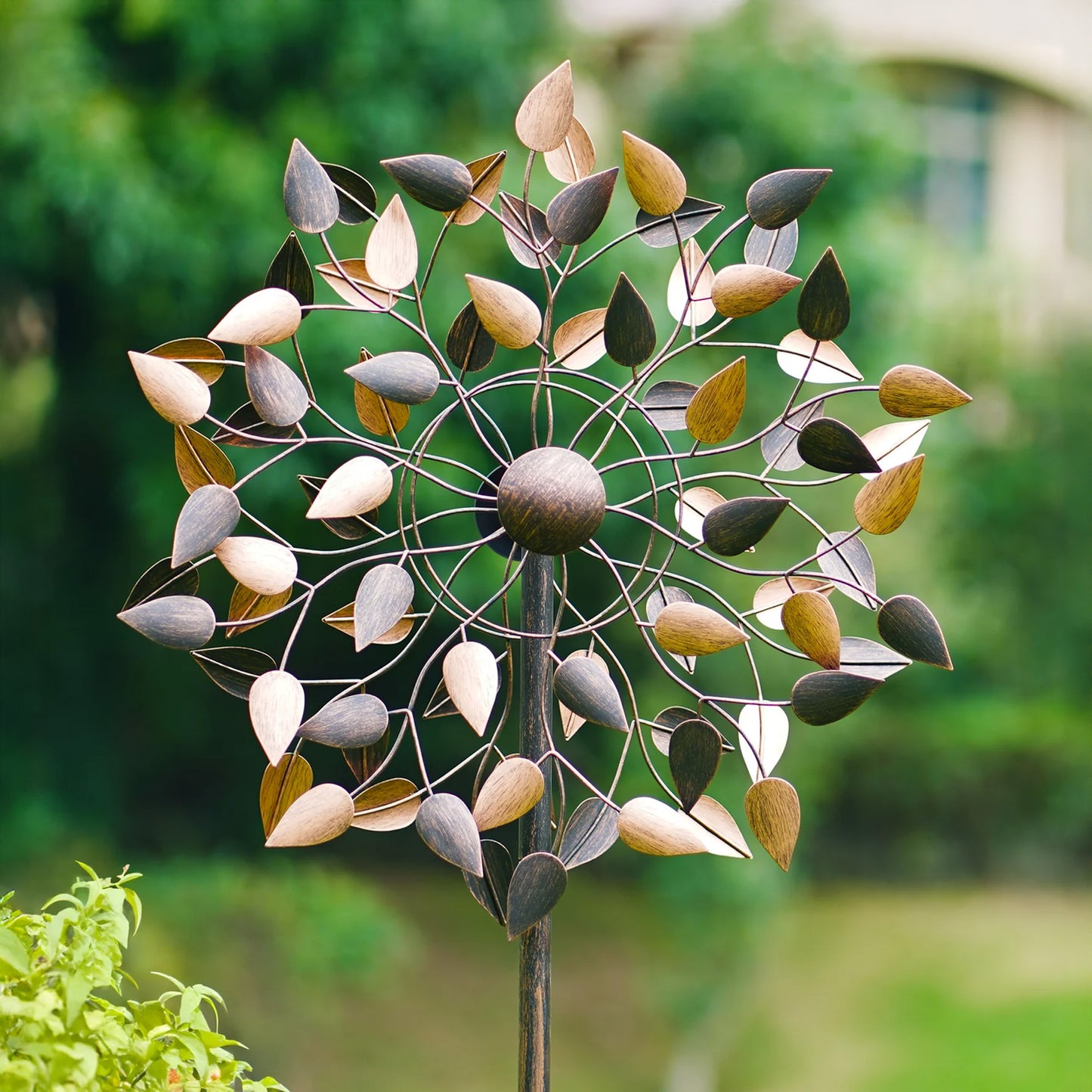 Autumn Amber Wind Spinner