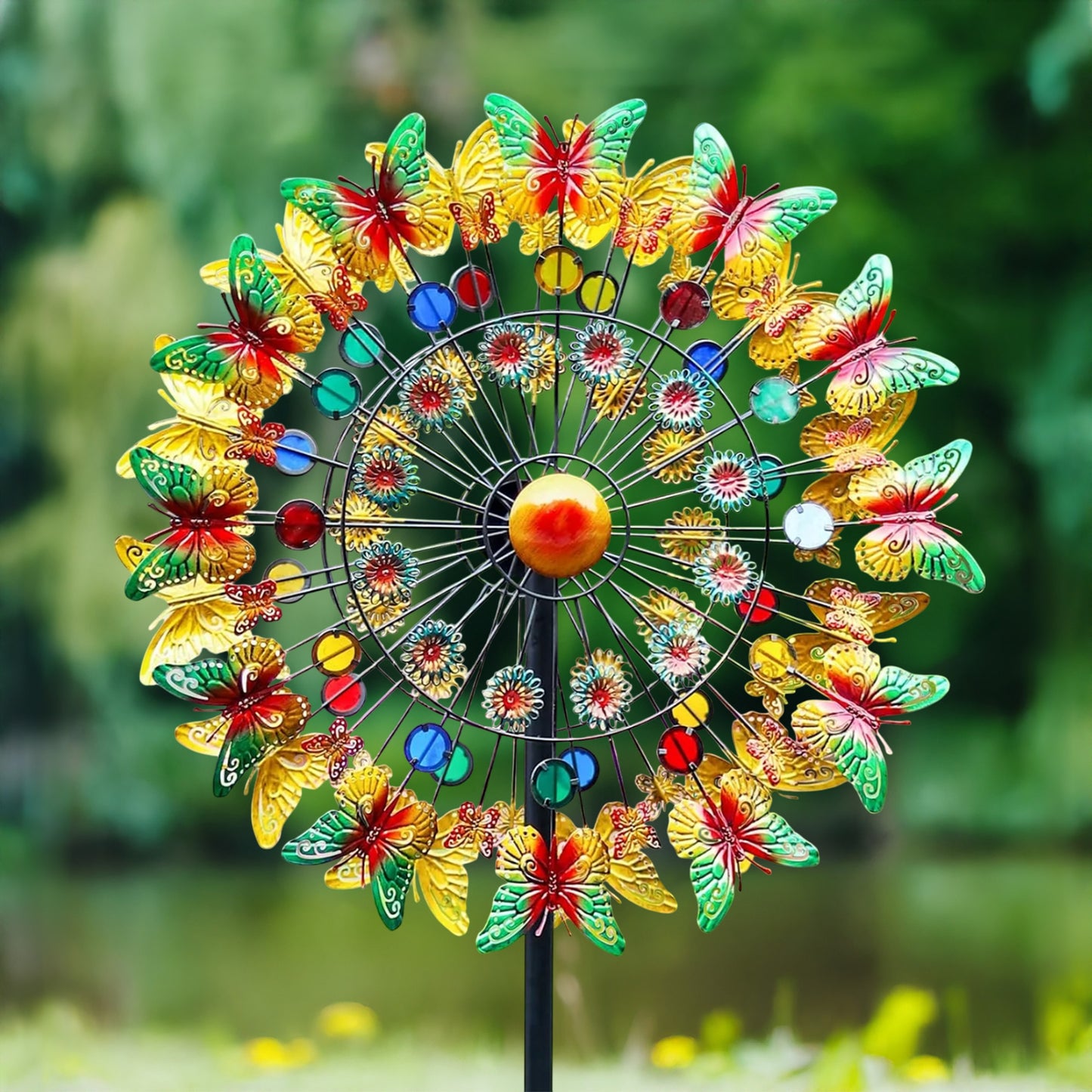 Enchanting Butterfly Dreamland Wind Spinner
