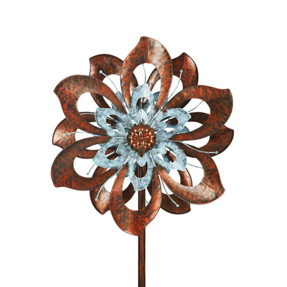 Dual Bloom Camellia Wind Spinner