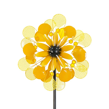 Radiant Daisy Solar Wind Spinner