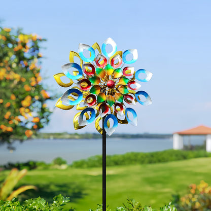 Vibrant Whirlwind Outdoor Wind Spinner