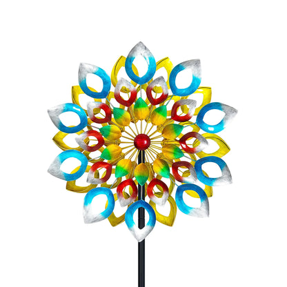 Vibrant Whirlwind Outdoor Wind Spinner