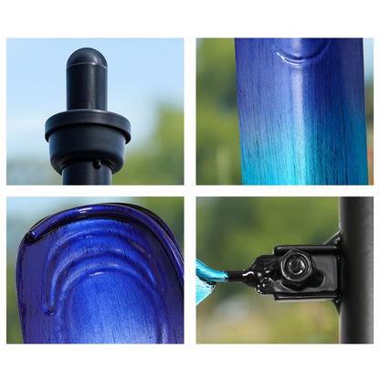 Peacock Spiral Outdoor Metal Wind Spinner