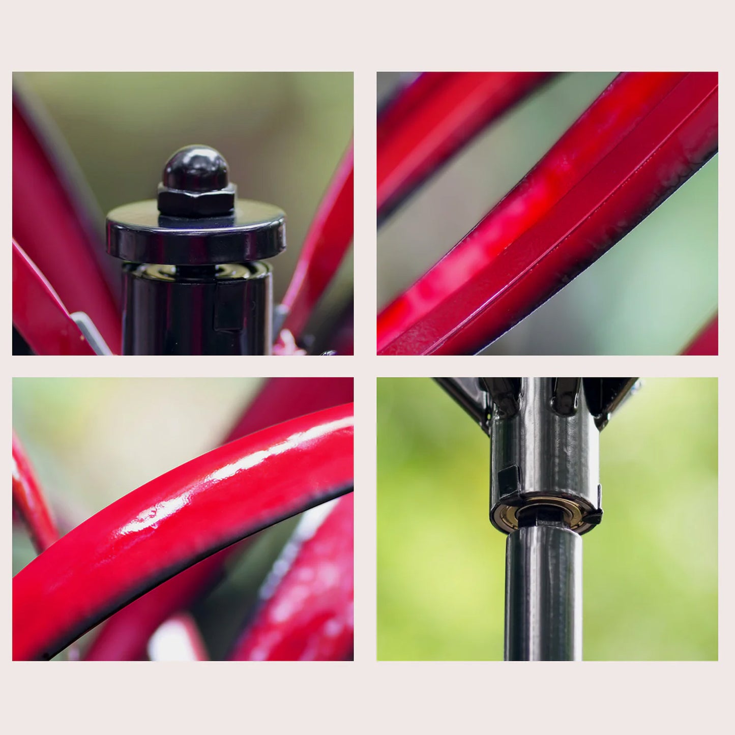 Red Magnolia Garden Wind Spinner