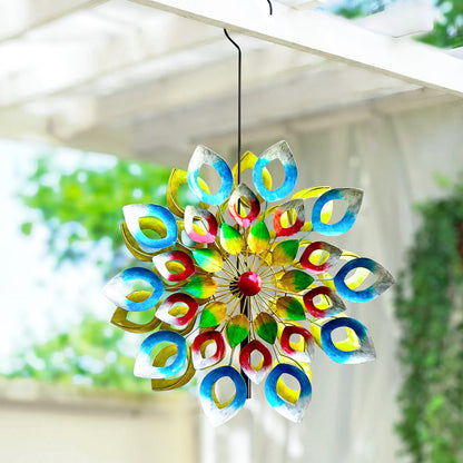 Vibrant Whirlwind Outdoor Wind Spinner
