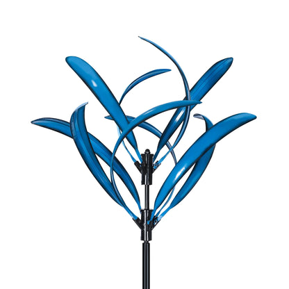 Blue Magnolia Garden Wind Spinner