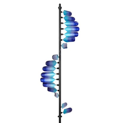 Peacock Spiral Outdoor Metal Wind Spinner