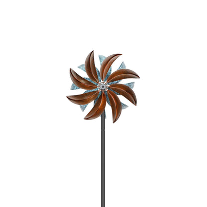 Antique Petal Kinetic Wind Spinner