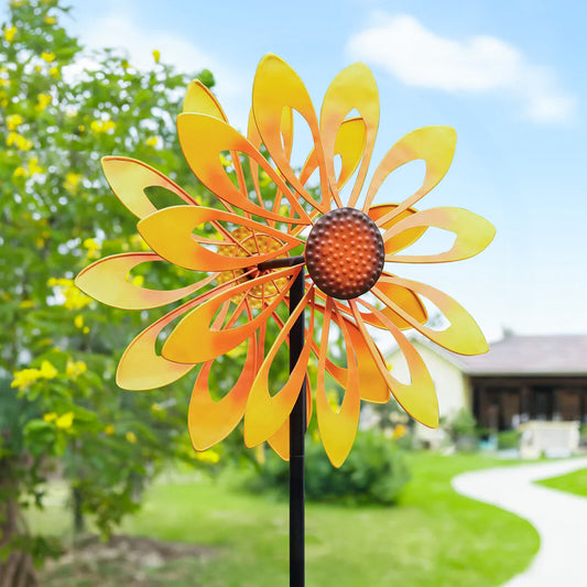 Sunshine Daisy Wind Spinner