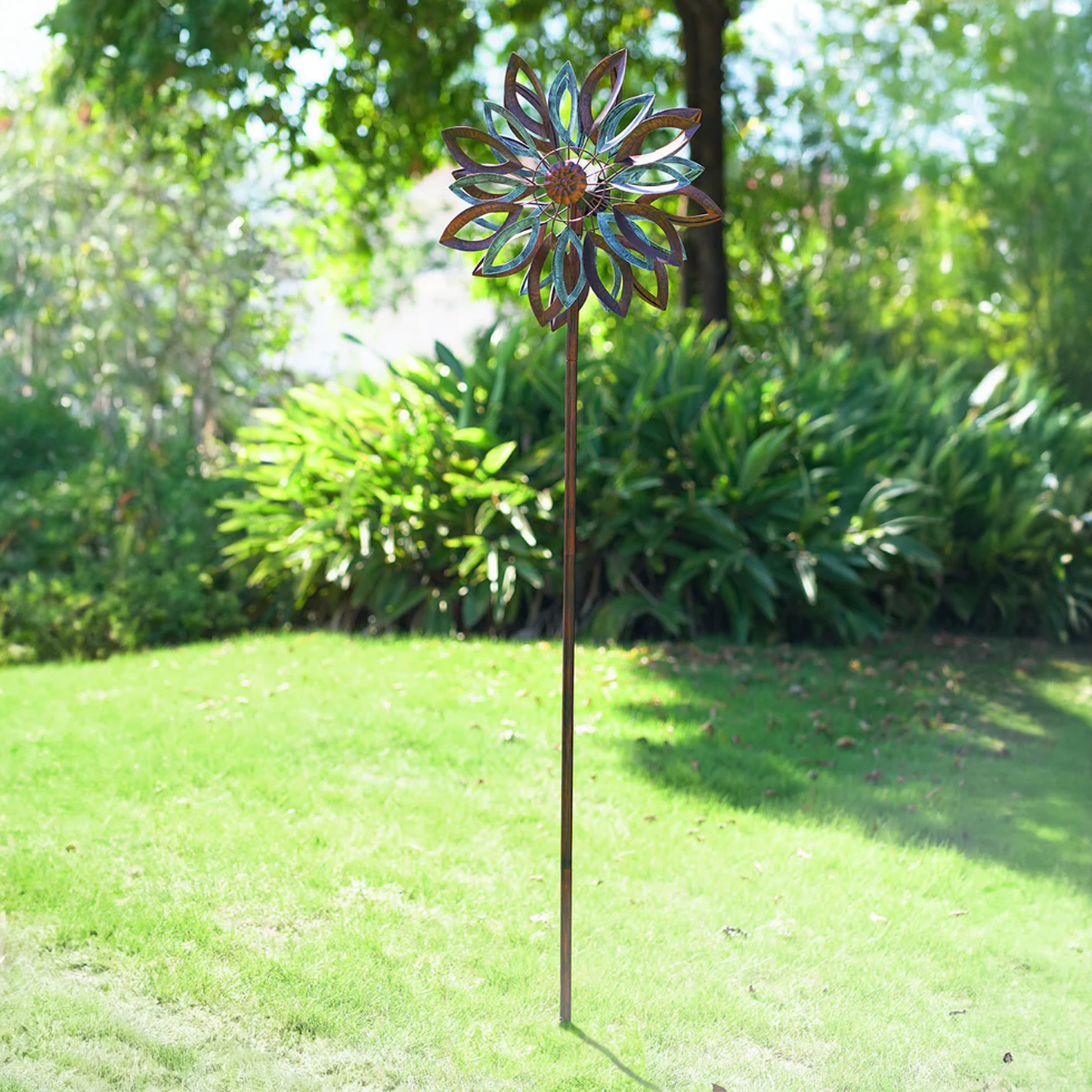 Glowing Water Lily Wind Spinner