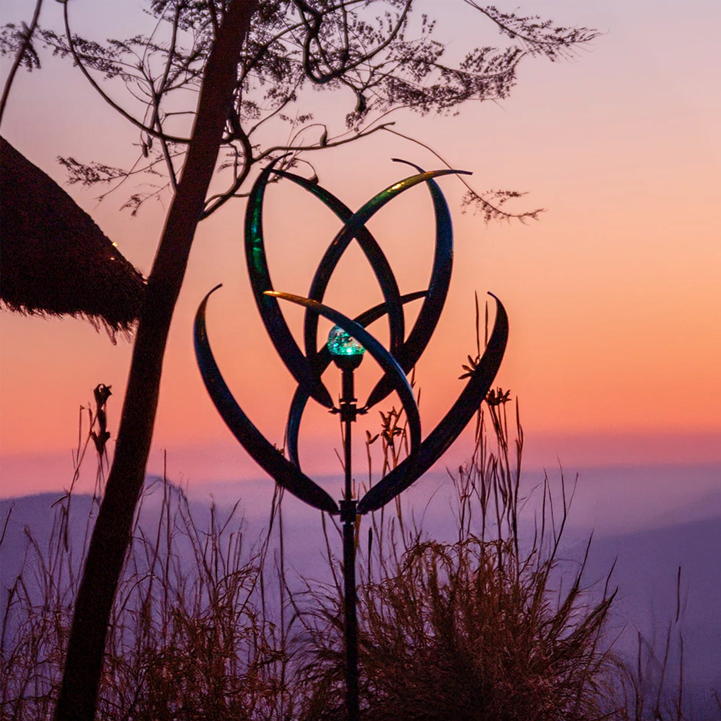 Magnolia Dusk Wind Spinner