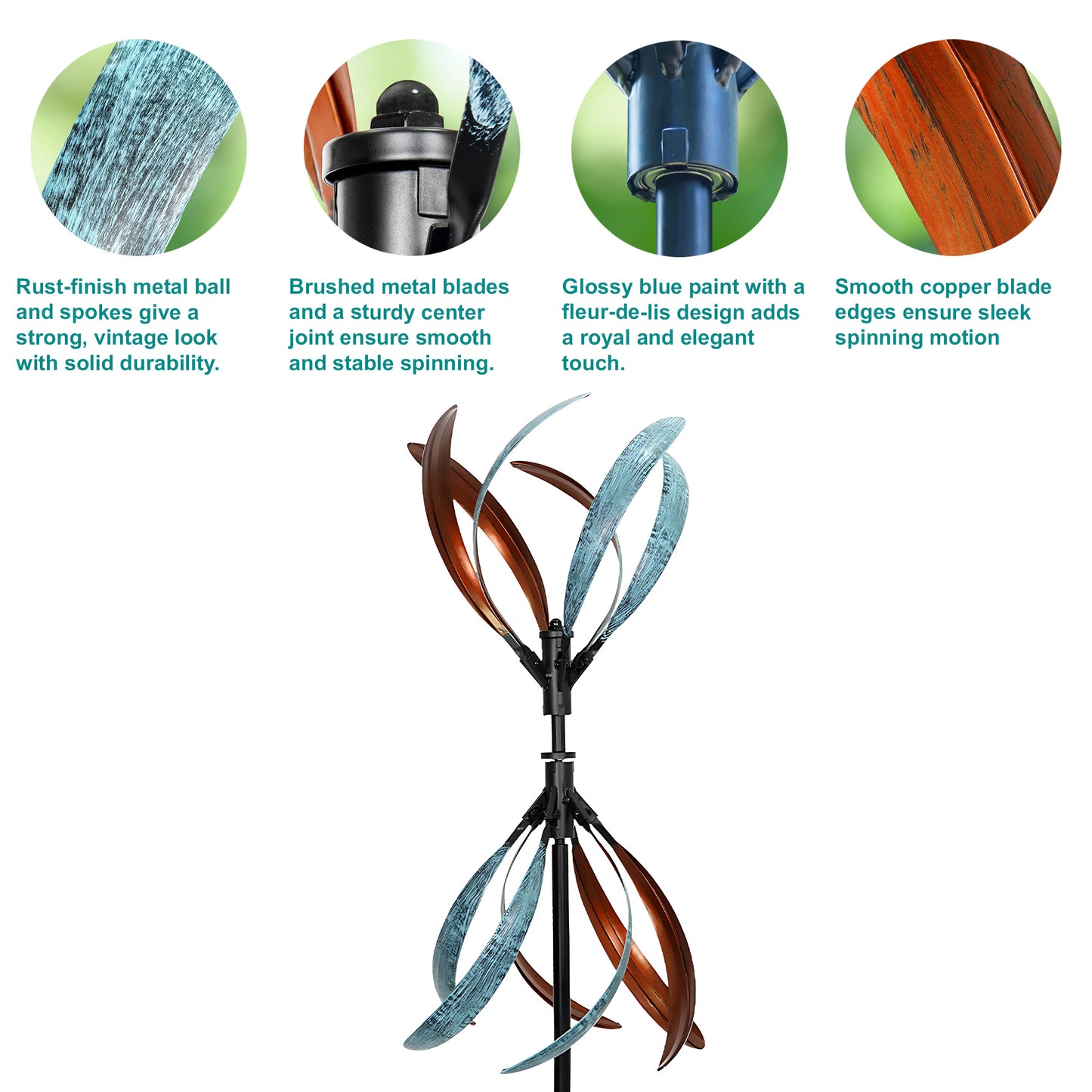 Whirling Charm Wind Spinner