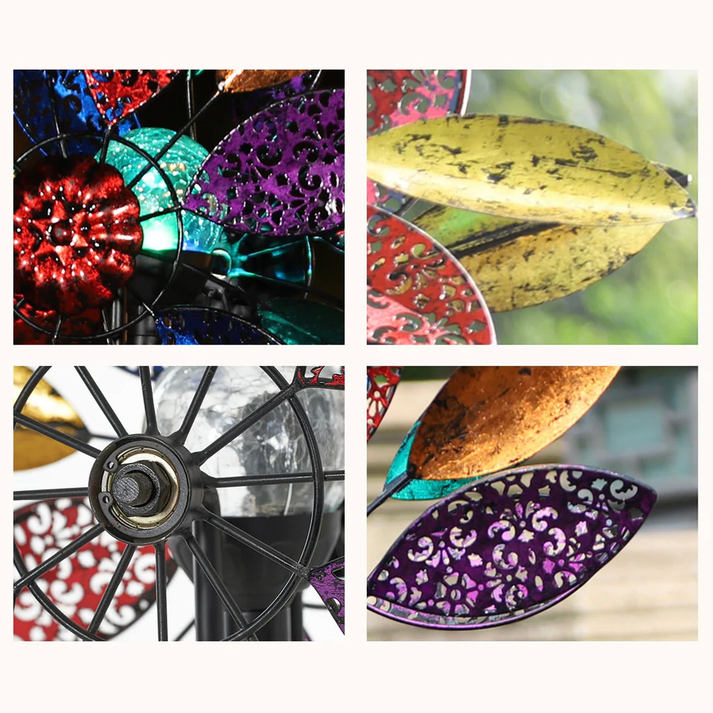 Colorburst Foliage Wind Spinner