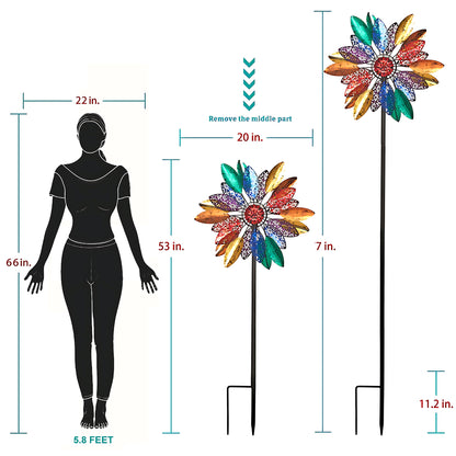 Colorburst Foliage Wind Spinner