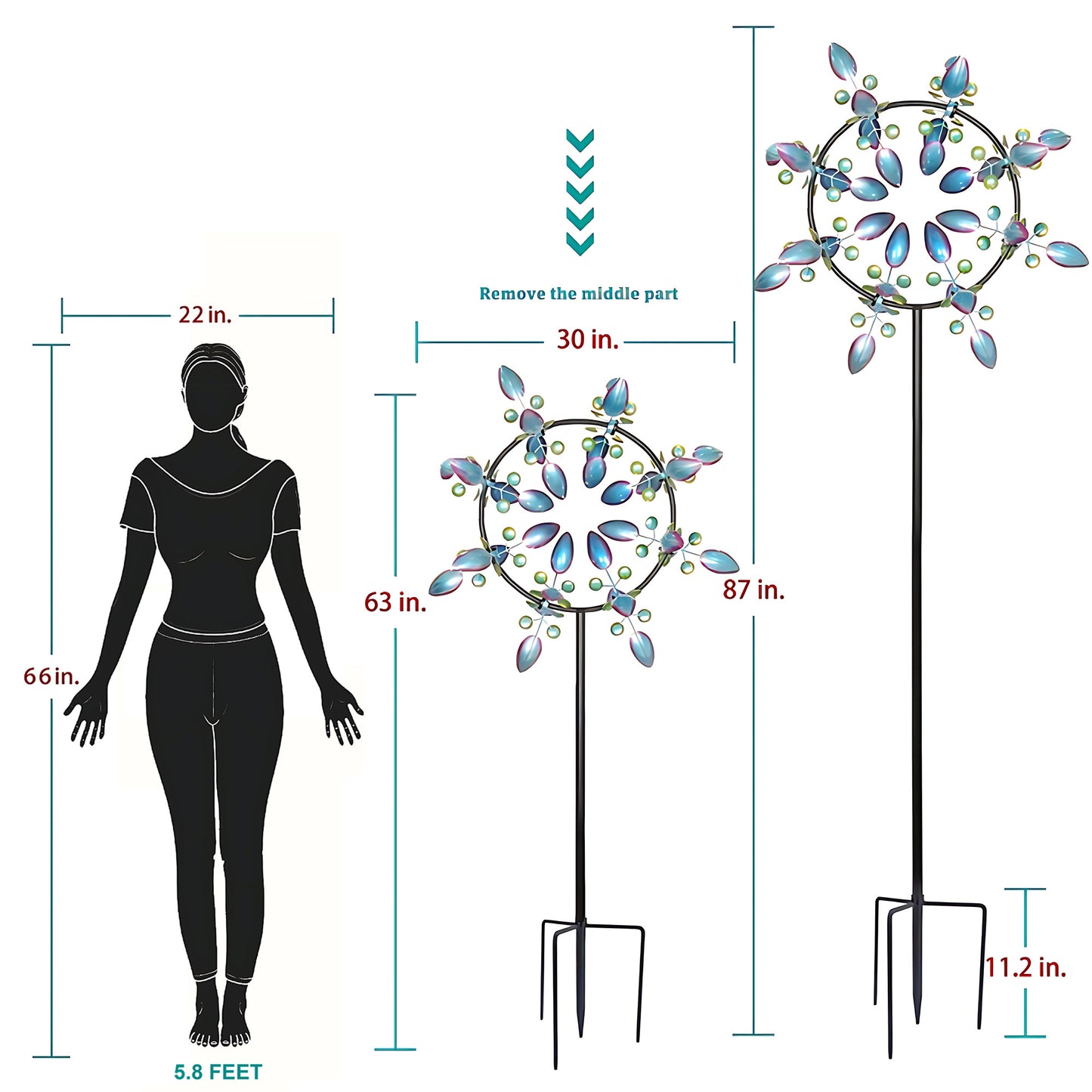 Whirling Blossom Wind Spinner