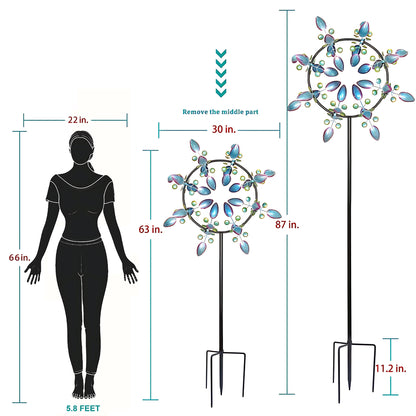 Whirling Blossom Wind Spinner