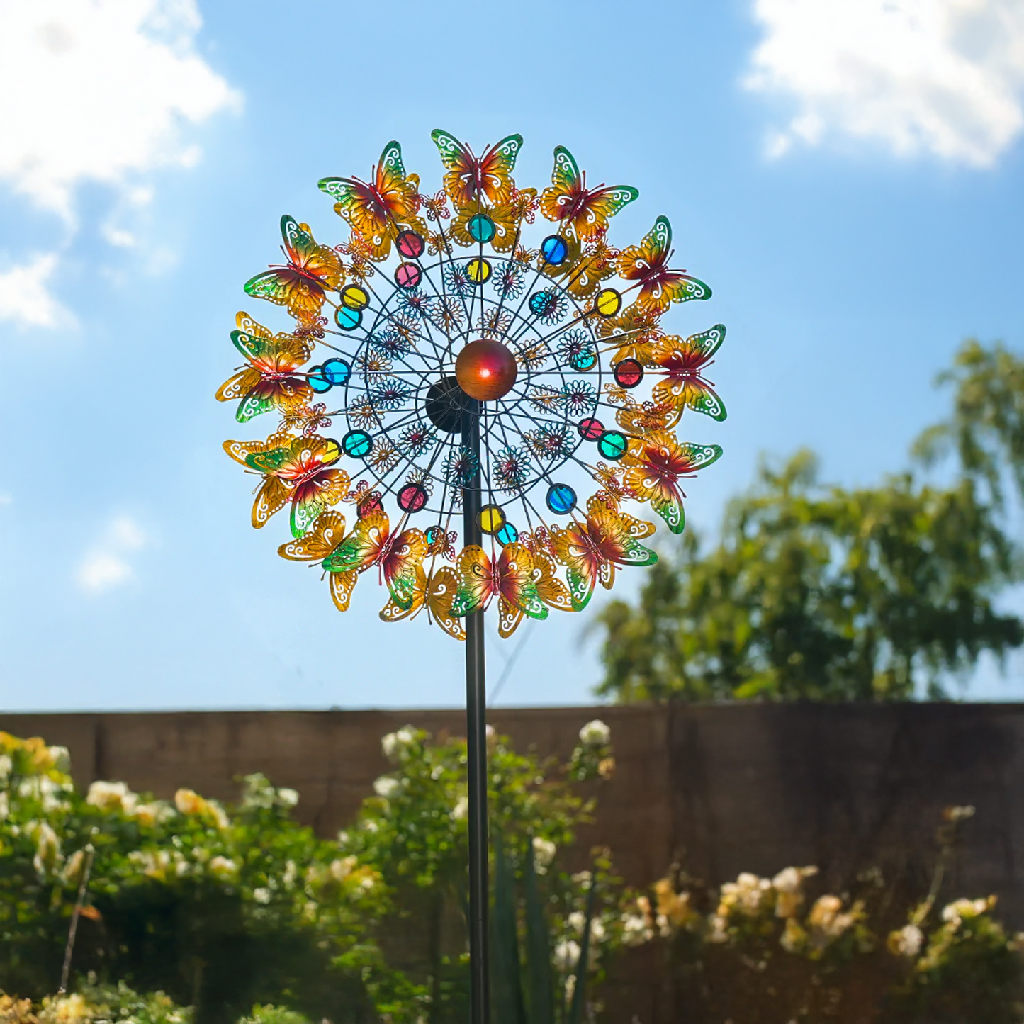 Enchanting Butterfly Dreamland Wind Spinner
