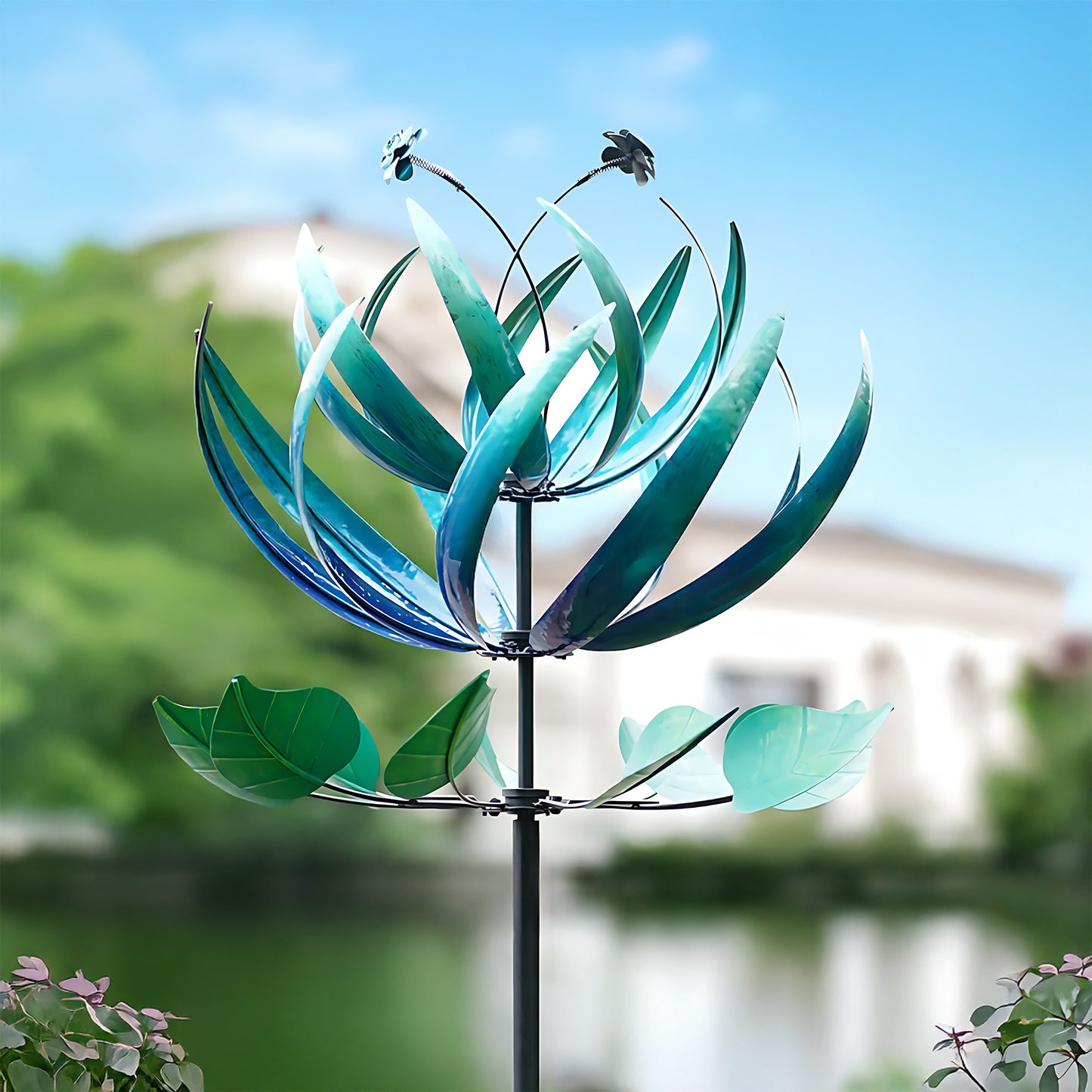 Radiant Globe Sphere Wind Spinner