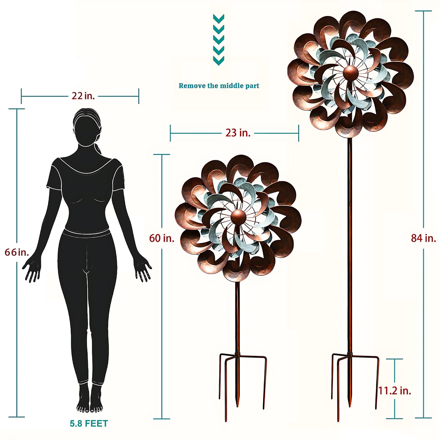 Classic Bronze Wind Spinner