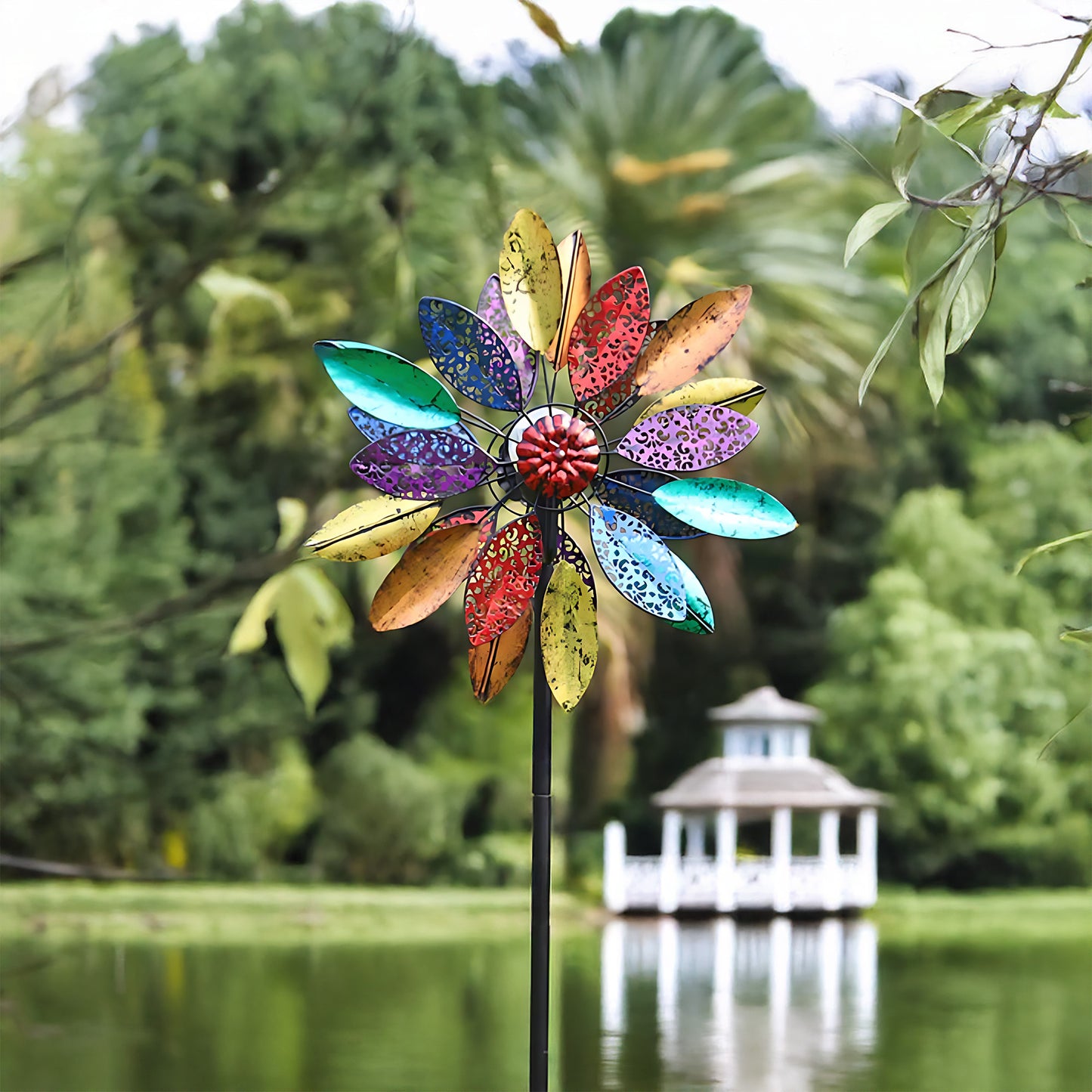 Colorburst Foliage Wind Spinner