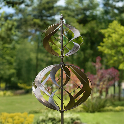 Double Globe Wind Spinner