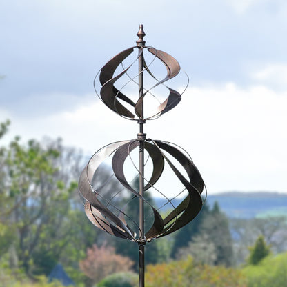 Double Globe Wind Spinner
