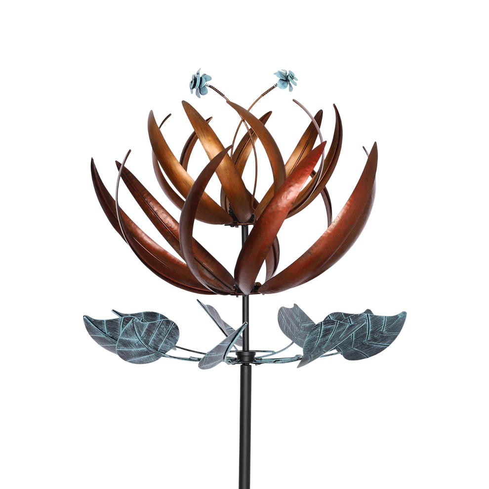 Copper Garden Flower Spinner