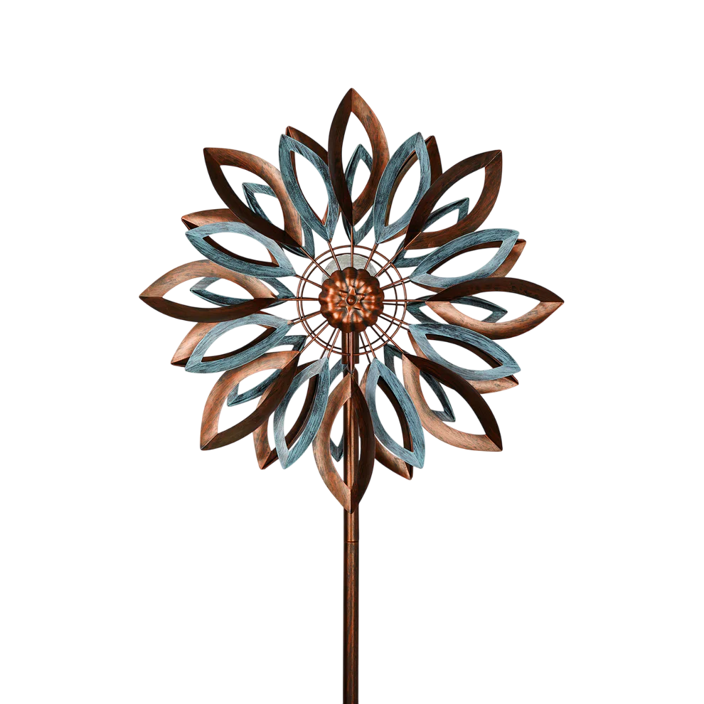 Glowing Water Lily Wind Spinner