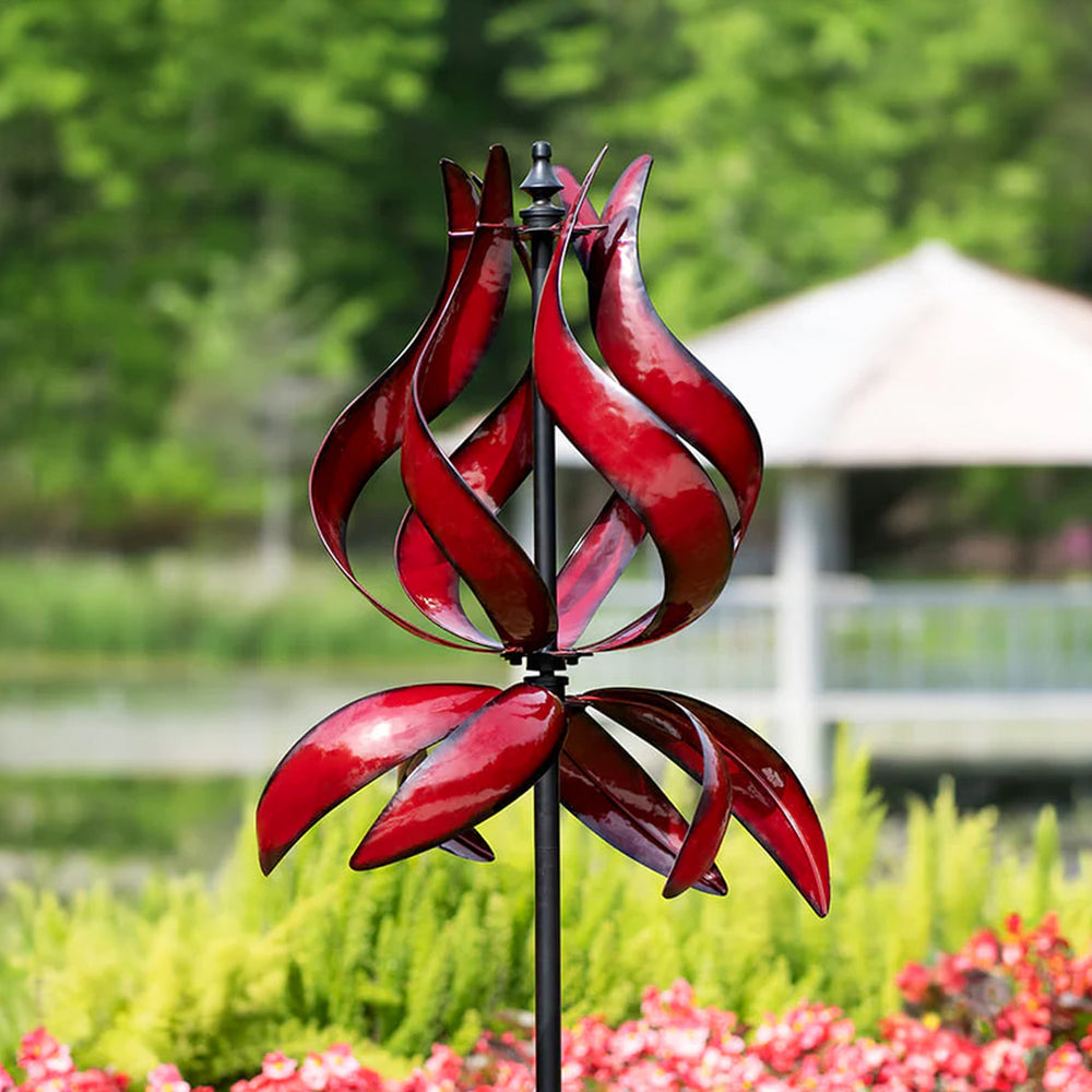 Twisting Tulip Wind Spinner