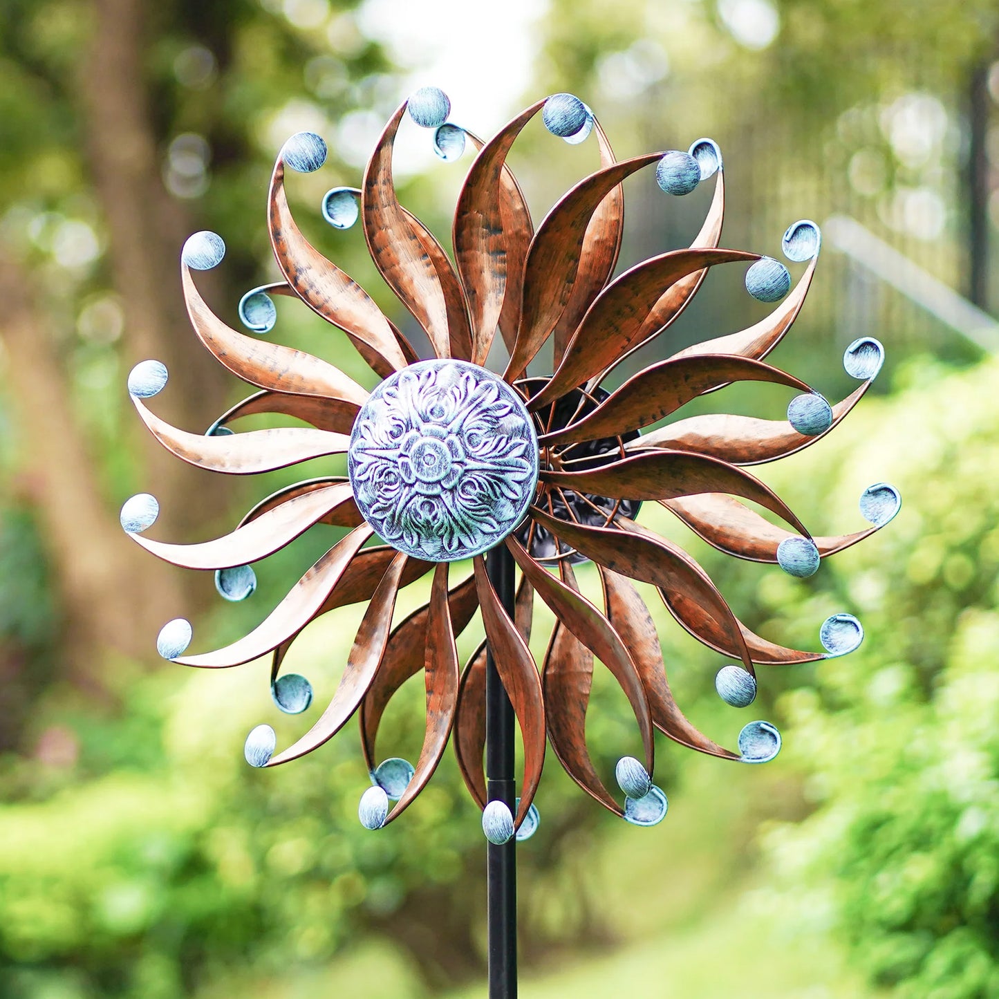 Copper Willow Wind Spinner