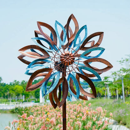 Glowing Water Lily Wind Spinner