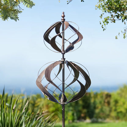 Double Globe Wind Spinner