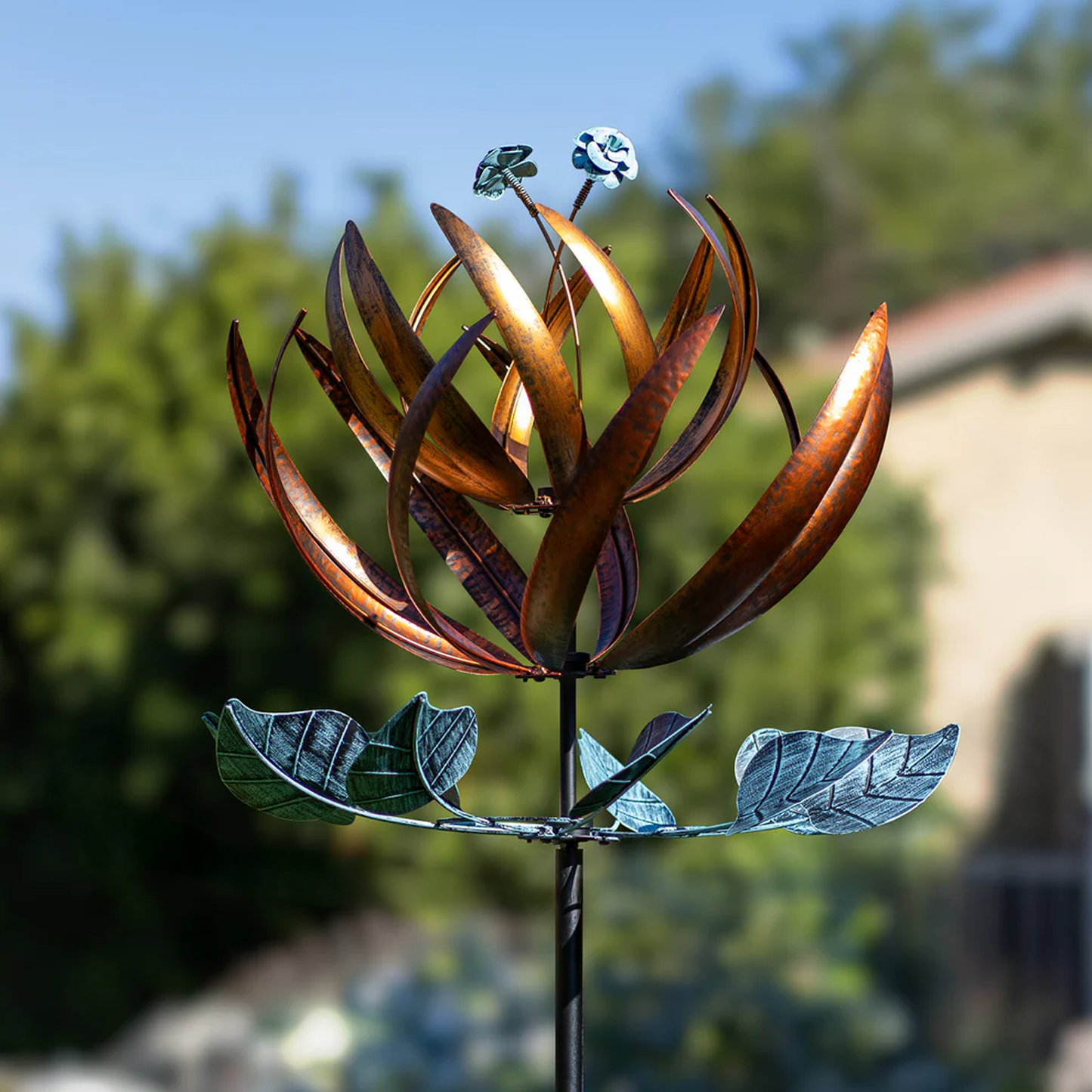 Copper Garden Flower Spinner