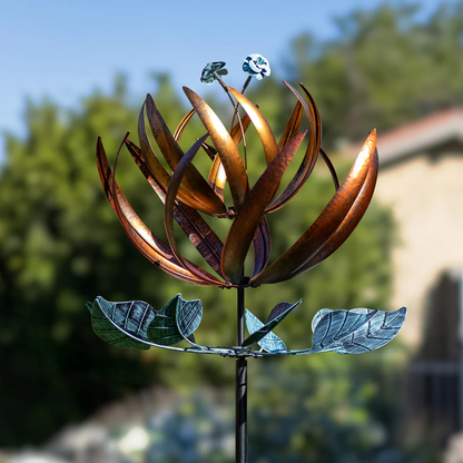 Copper Garden Flower Spinner