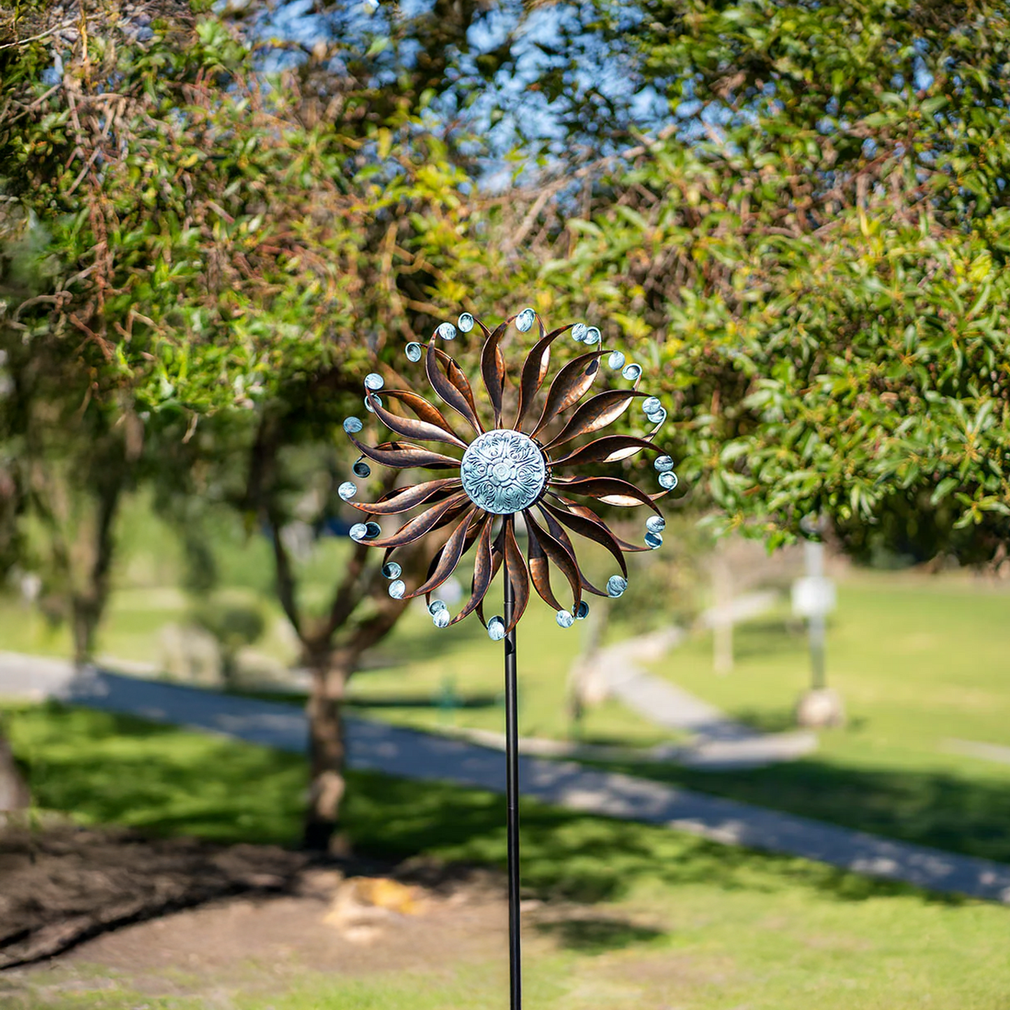 Copper Willow Wind Spinner