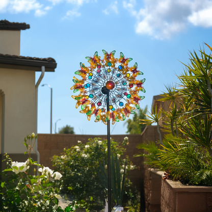 Enchanting Butterfly Dreamland Wind Spinner
