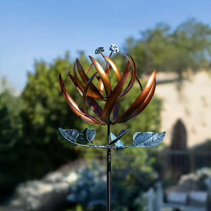 Copper Garden Flower Spinner